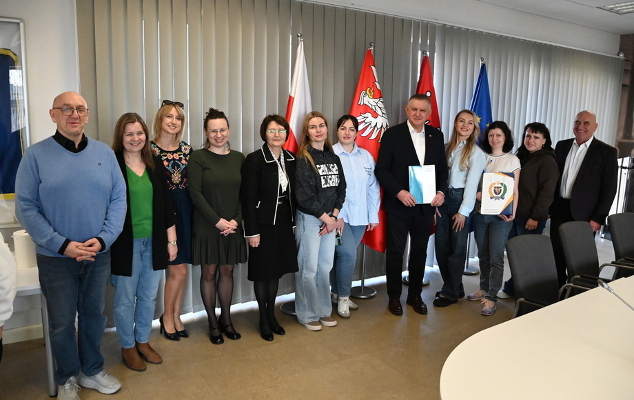 Dzieci z Połtawy w magistracie