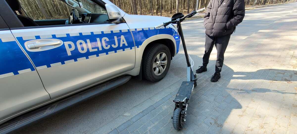 E-rider bezpiecznie na drodze – ponad 200 kontroli i pijany użytkownik hulajnogi