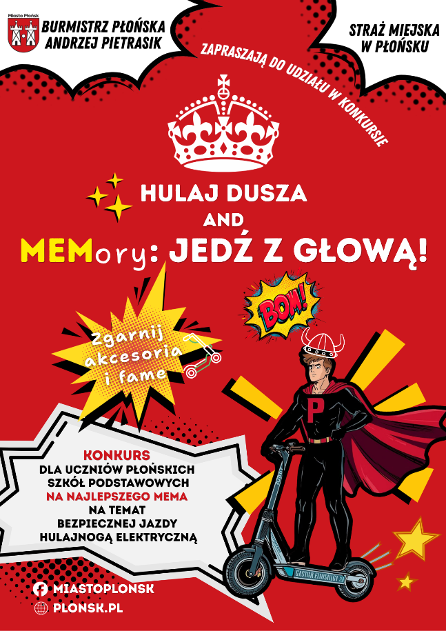 Konkurs dla uczniów: „Hulaj dusza MEMory: jedź rozważnie