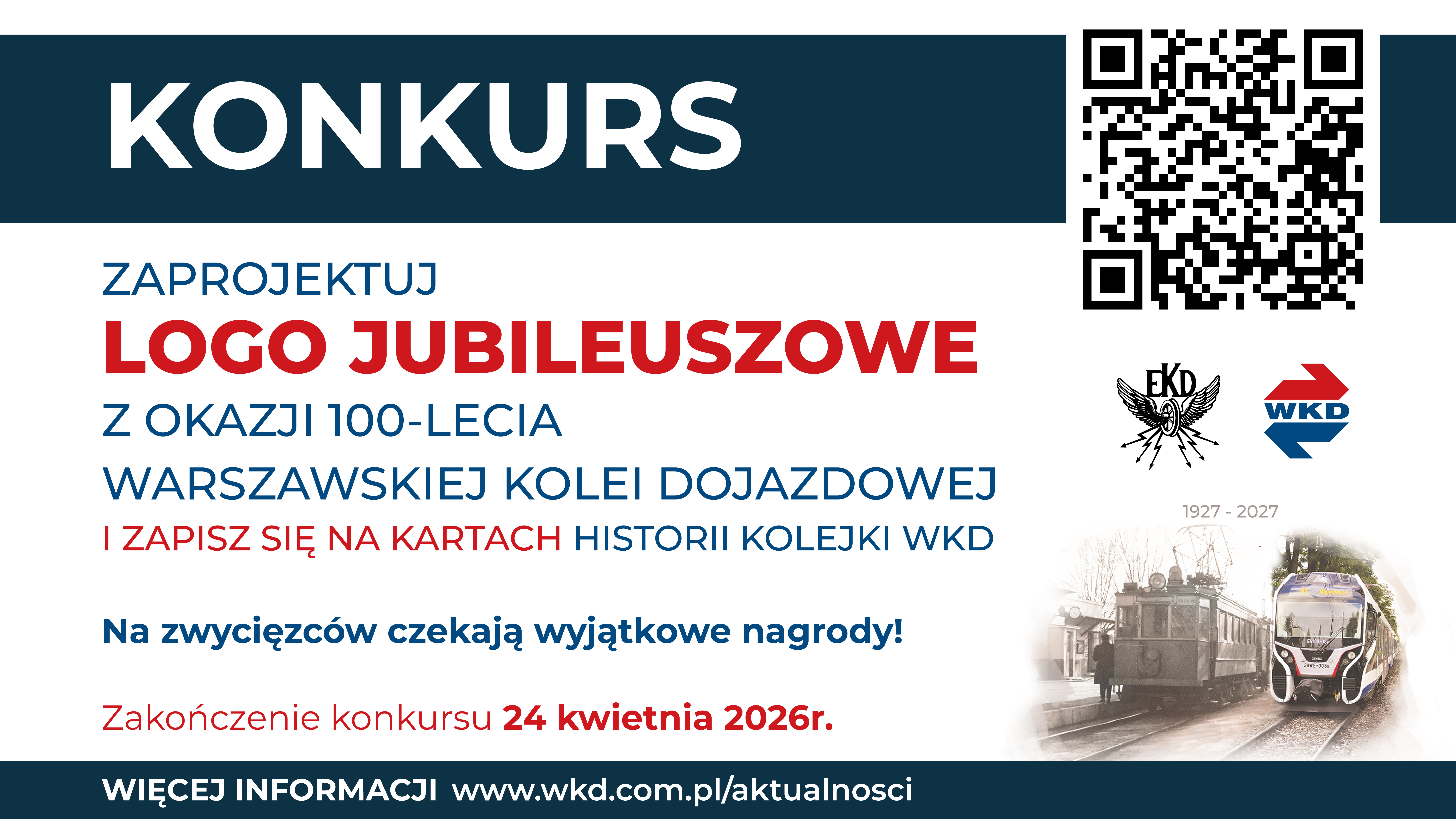 Konkurs na logo jubileuszowe WKD