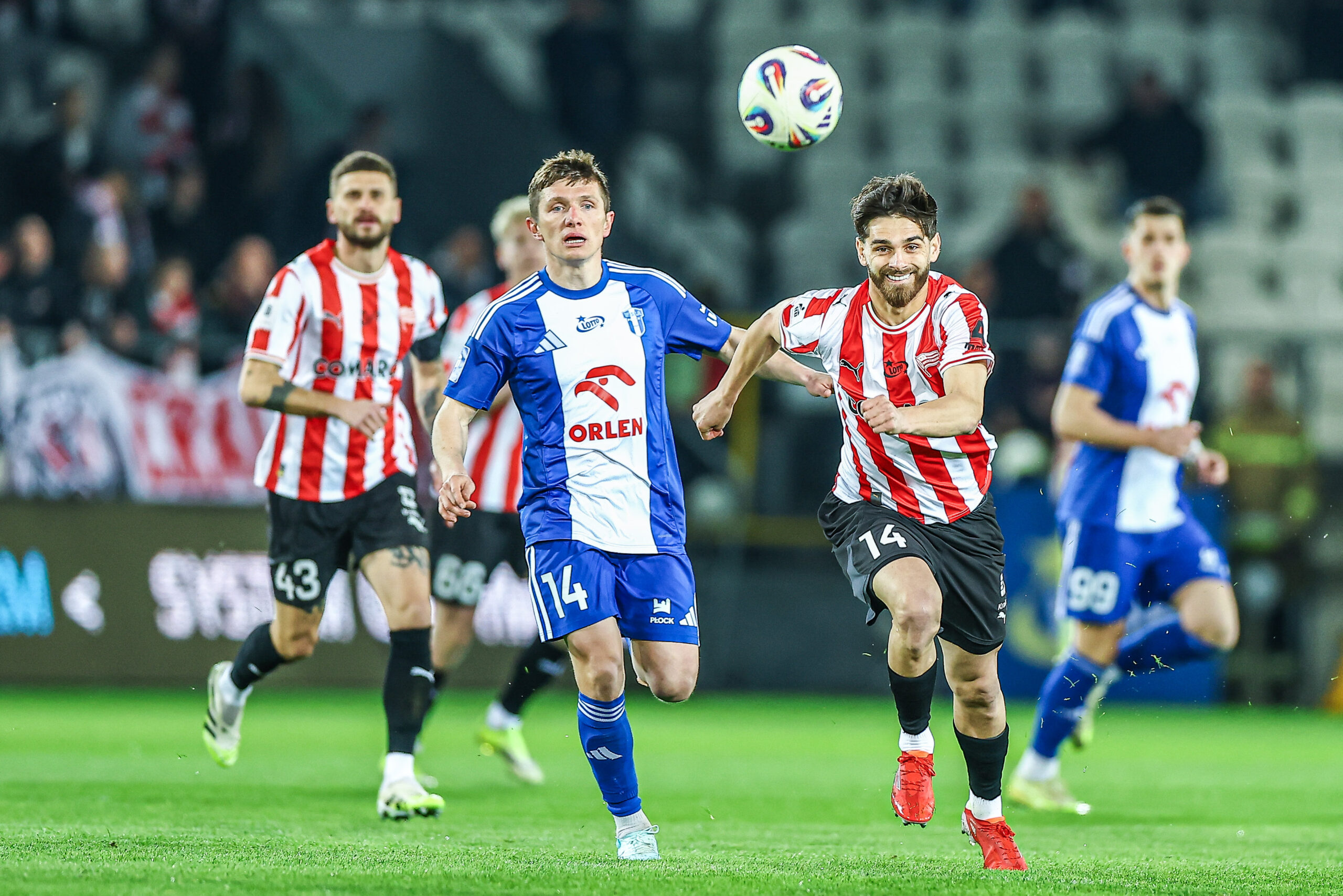 Nafta Płock pokonała Cracovię 2:1 w 25. kolejce Ekstraklasy