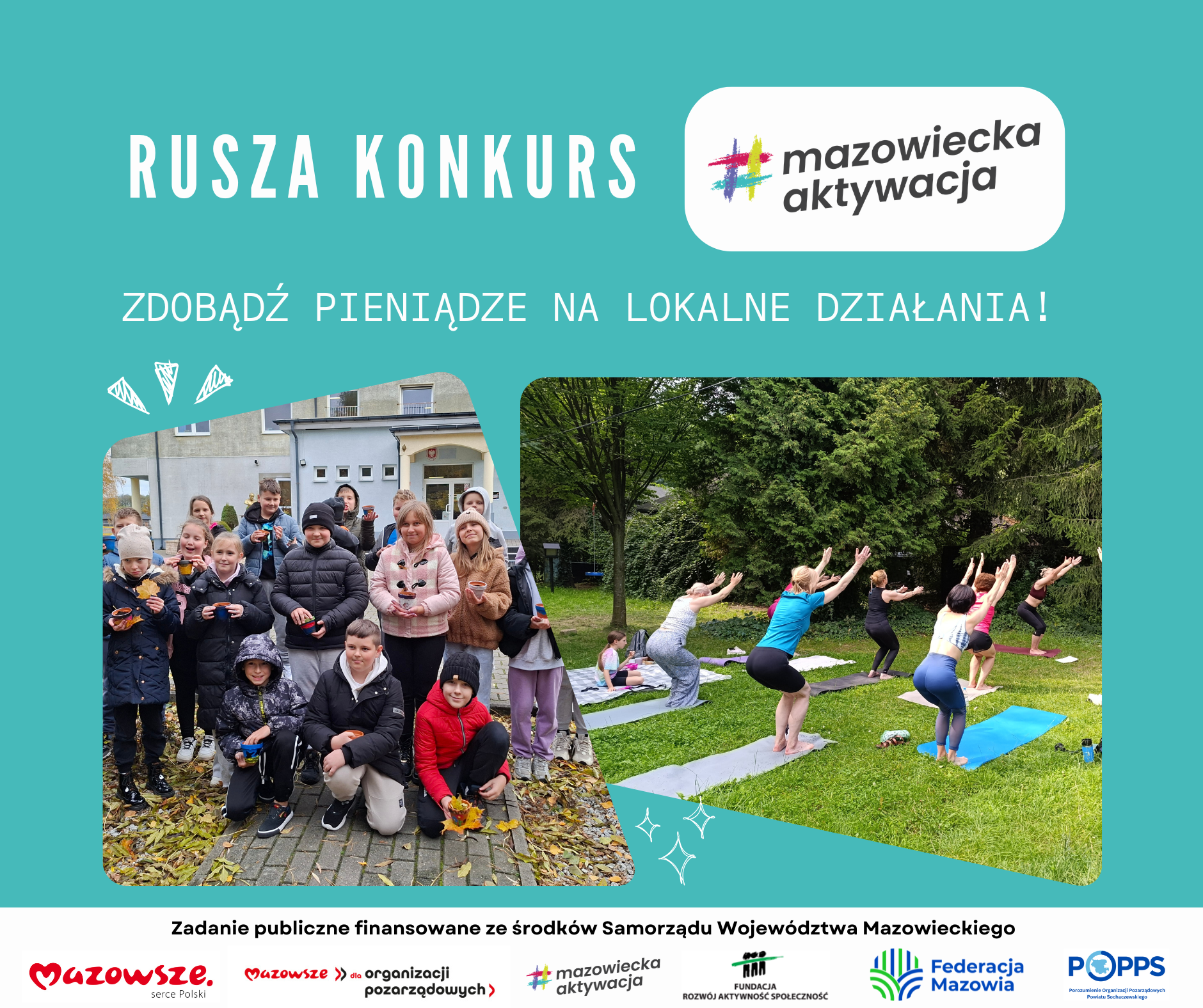 Nawet 6500 zł na działania społeczne lokalnie – rusza konkurs #MazowieckaAktywacja2026!