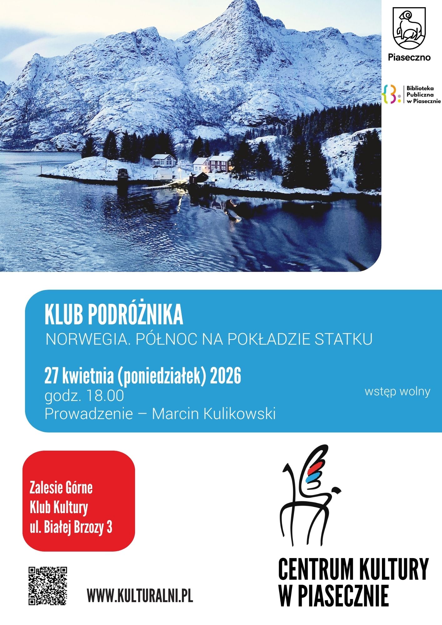 Norwegia północ na pokładzie okrętu