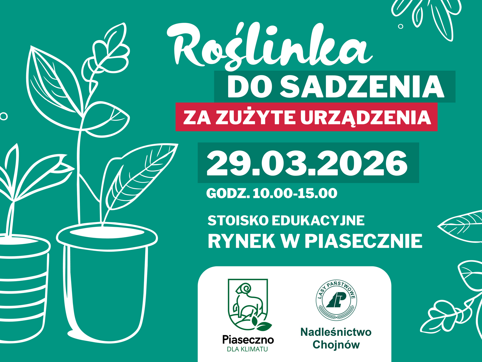 Oddaj elektrośmieci i otrzymaj sadzonkę podczas Kiermaszu Wielkanocnego w Piasecznie