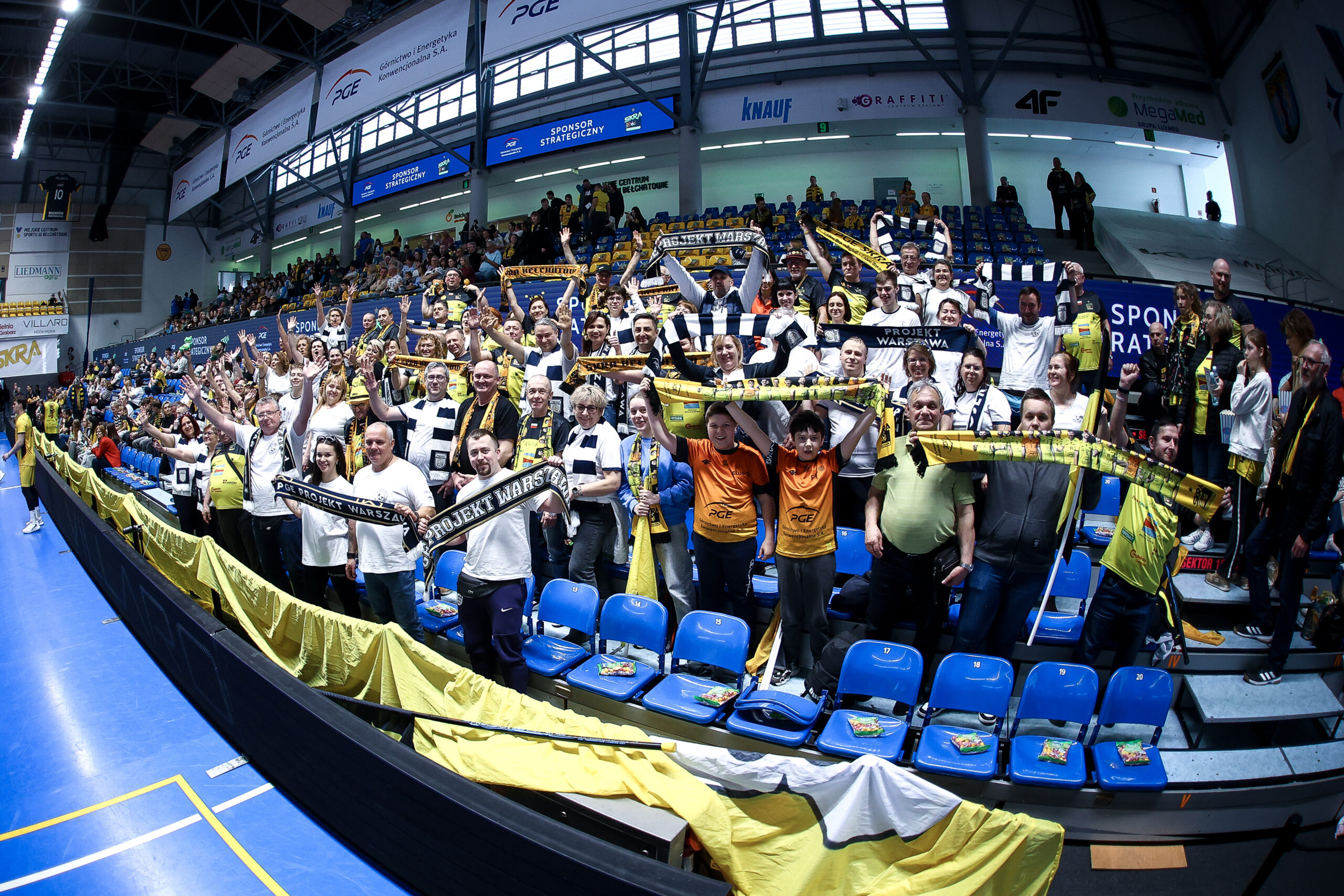 PGE Projekt Warszawa zdobywa komplet punktów w Bełchatowie! Zwycięstwo 3:0 ze Skrą