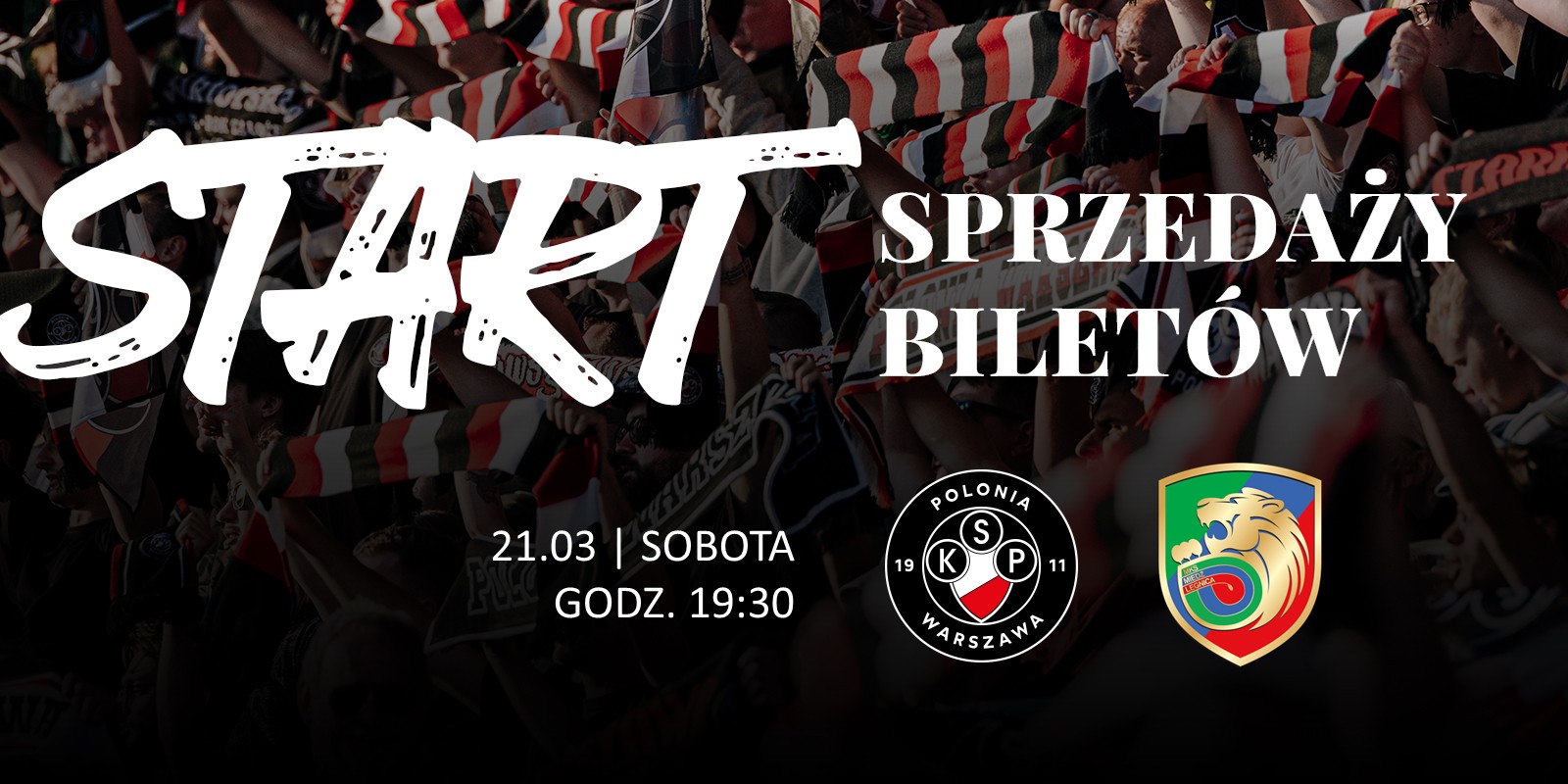 Polonia Warszawa zagra z Miedzią Legnica. Bilety w sprzedaży