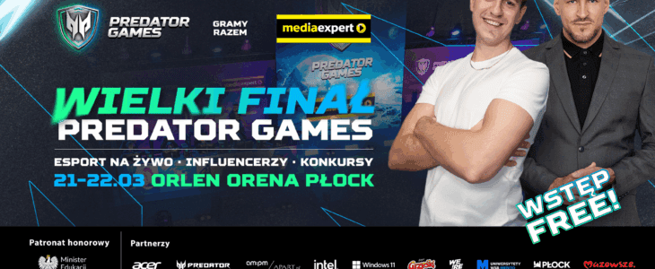 Predator Games w Płocku – esport i influencerzy na żywo odbędą się