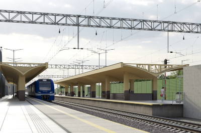 Rozpoczęły się prace na linii otwockiej – zamknięty przejazd w Falenicy