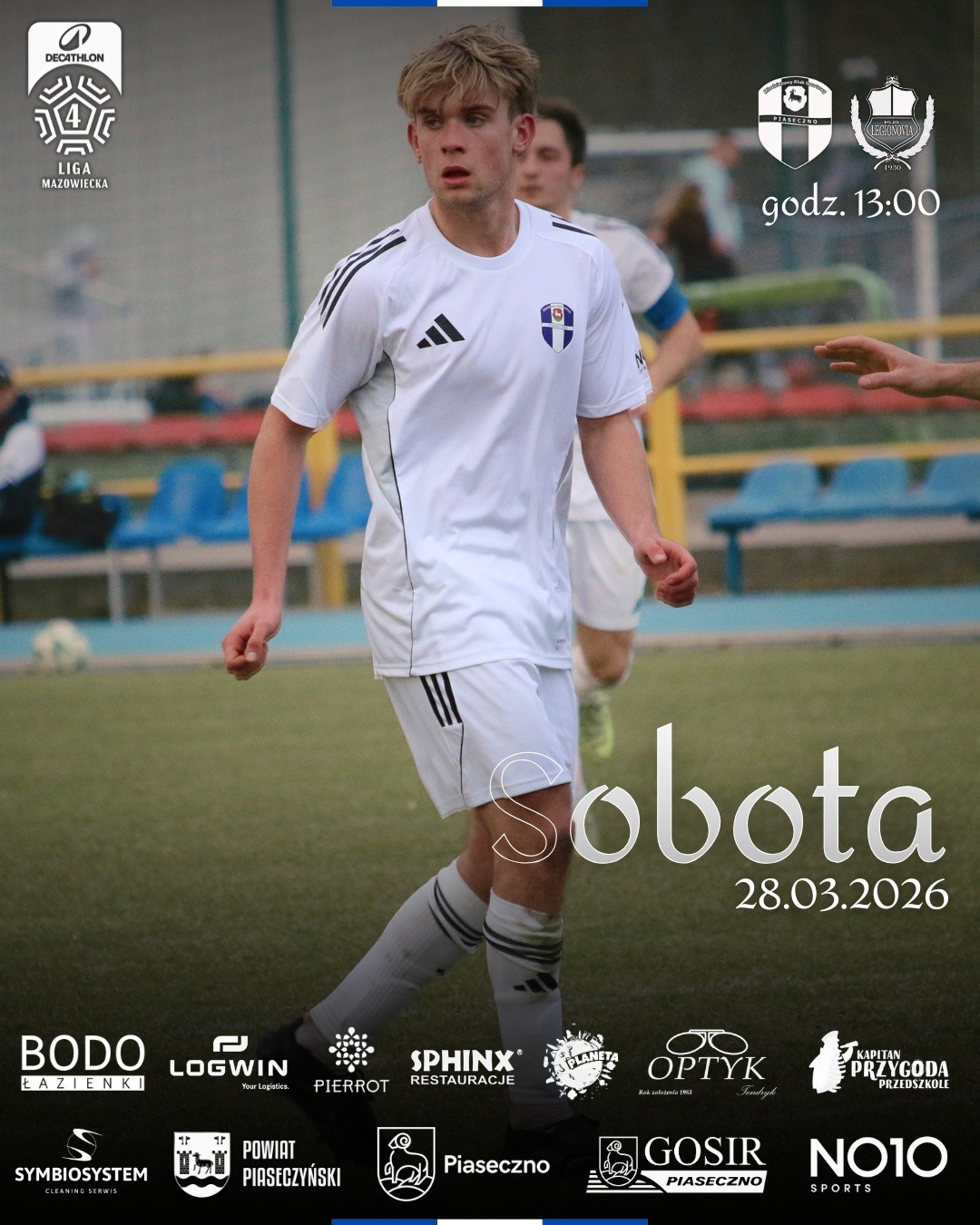 Spotkanie piłki nożnej MKS Piaseczno vs KS Legionovia Legionowo