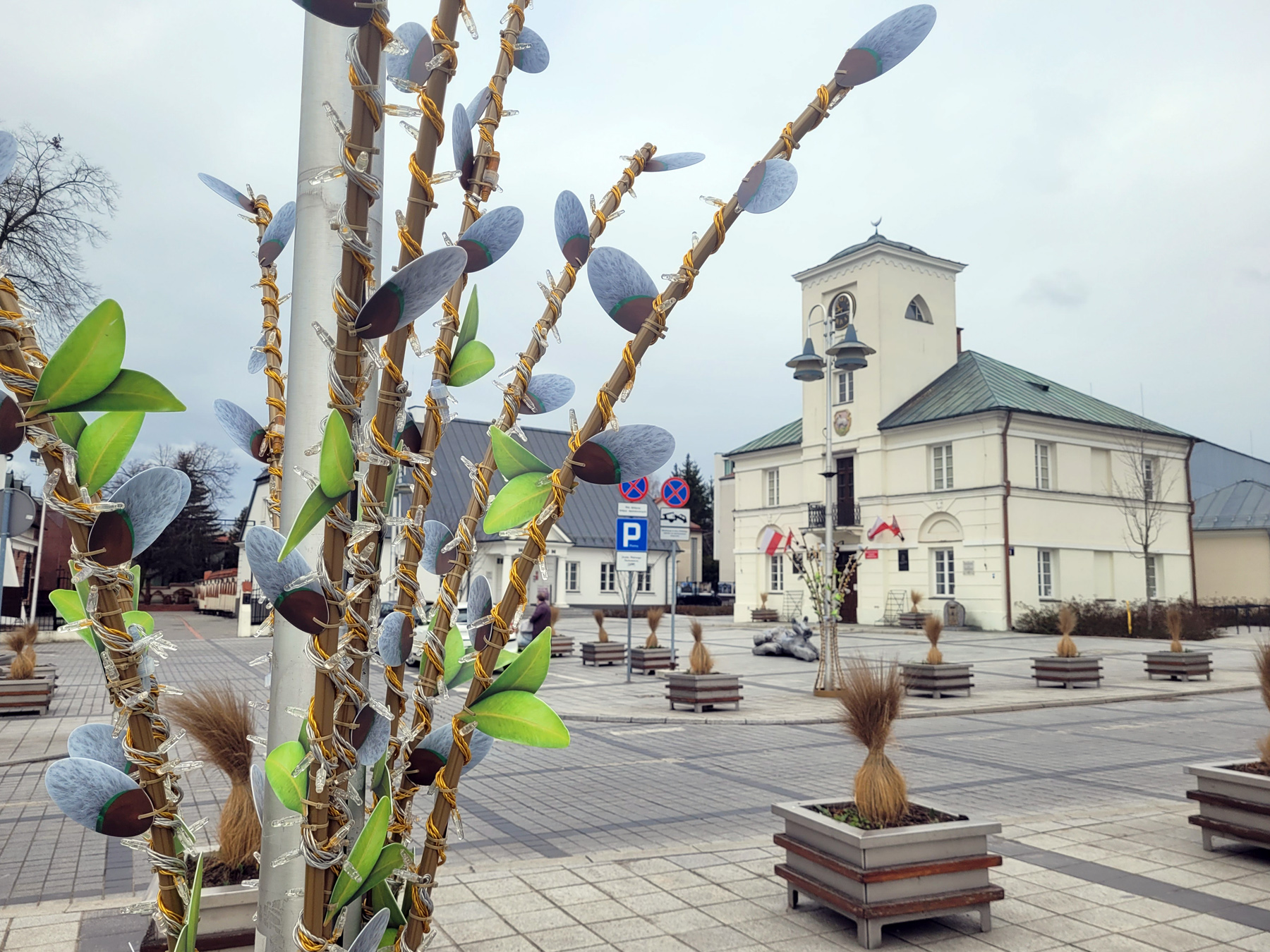Świąteczne dekoracje wielkanocne w Piasecznie