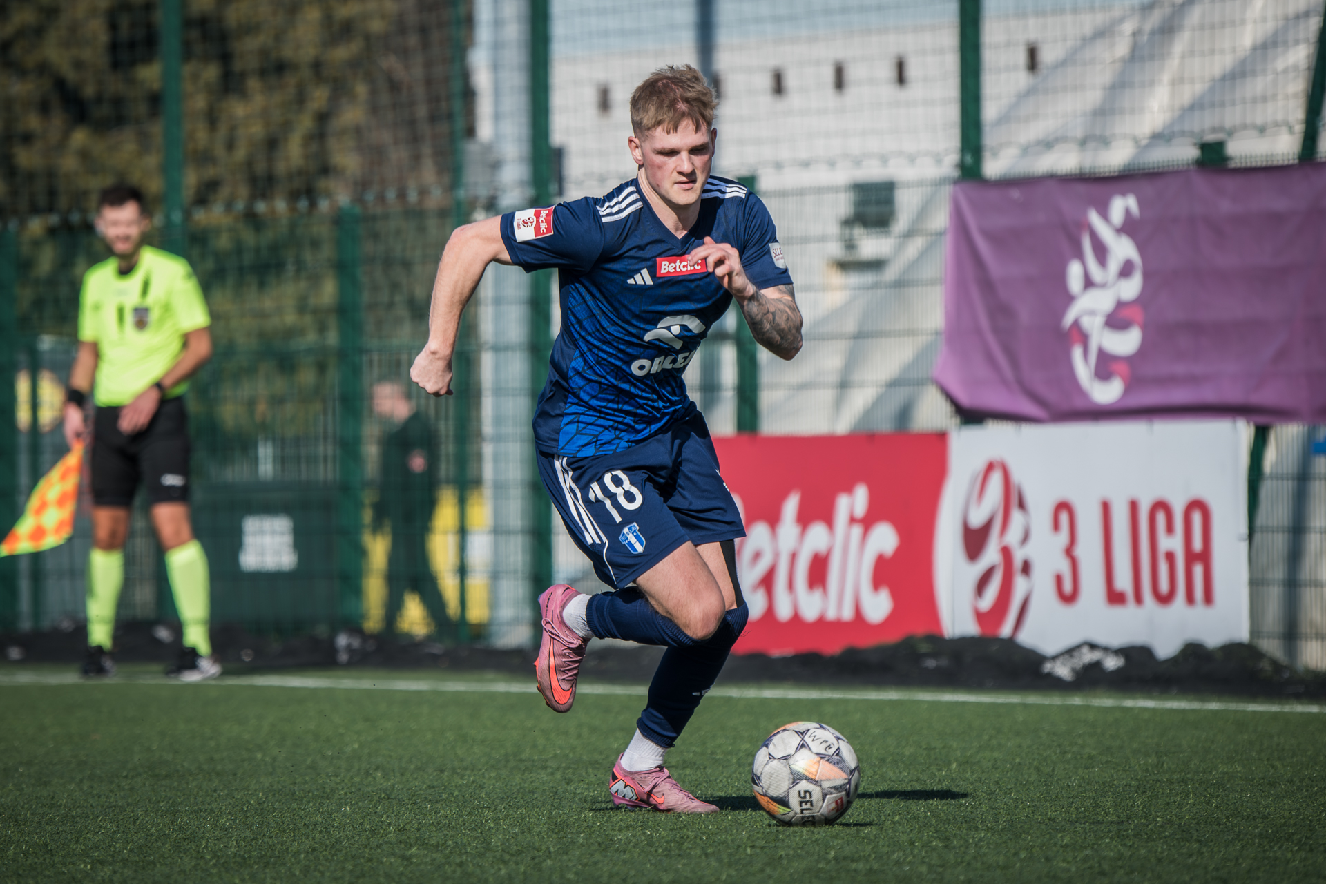 Wisła II Płock wygrała w Łomży 2:1 w trzeciej lidze