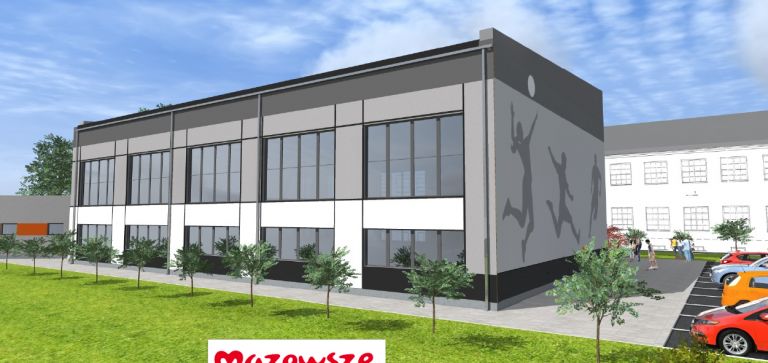 Wsparcie Mazowsza dla "Rozbudowa budynku II Liceum Ogólnokształcącego w Ostrołęce o salę gimnastyczną