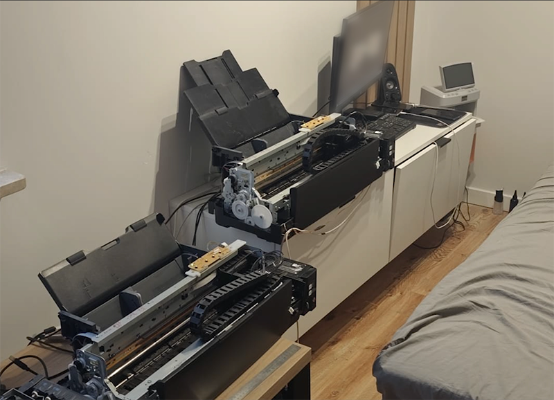 Zatrzymany fałszerz i zabezpieczona linia do produkcji podrobionych banknotów 500 zł