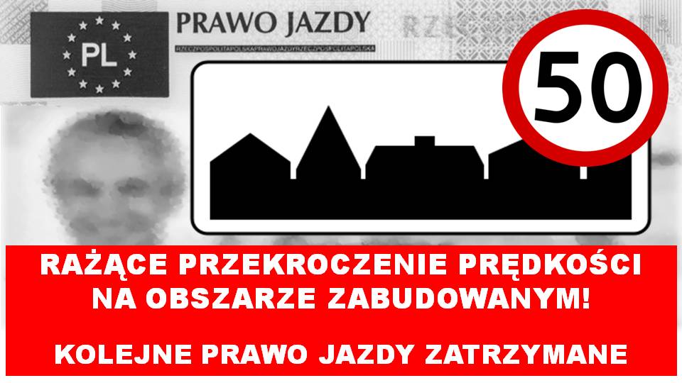 Dwa rażące przekroczenia prędkości. Mandat za "recydywę" i utrata prawa jazdy
