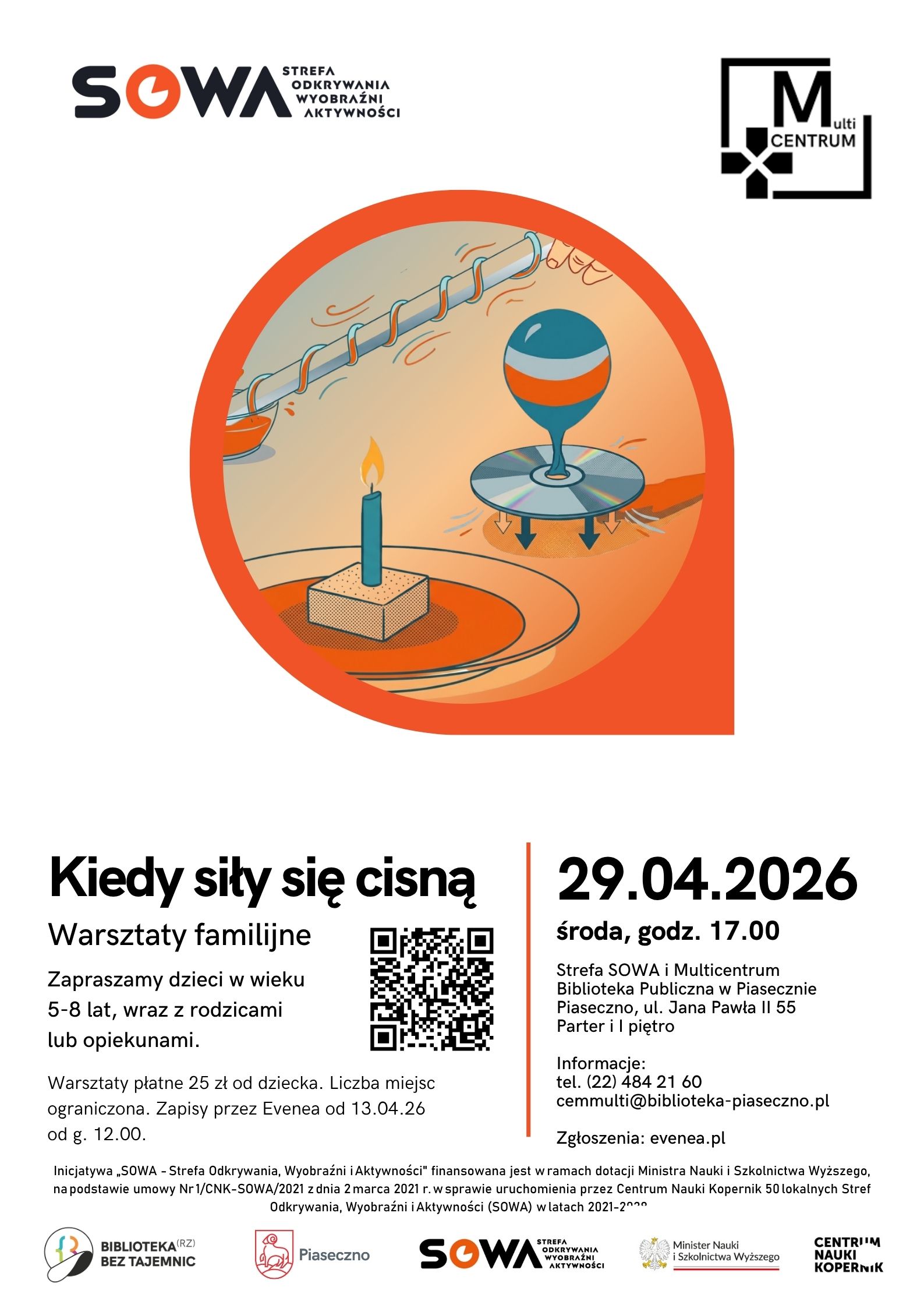 Gdy siły się cisną – warsztaty familijne