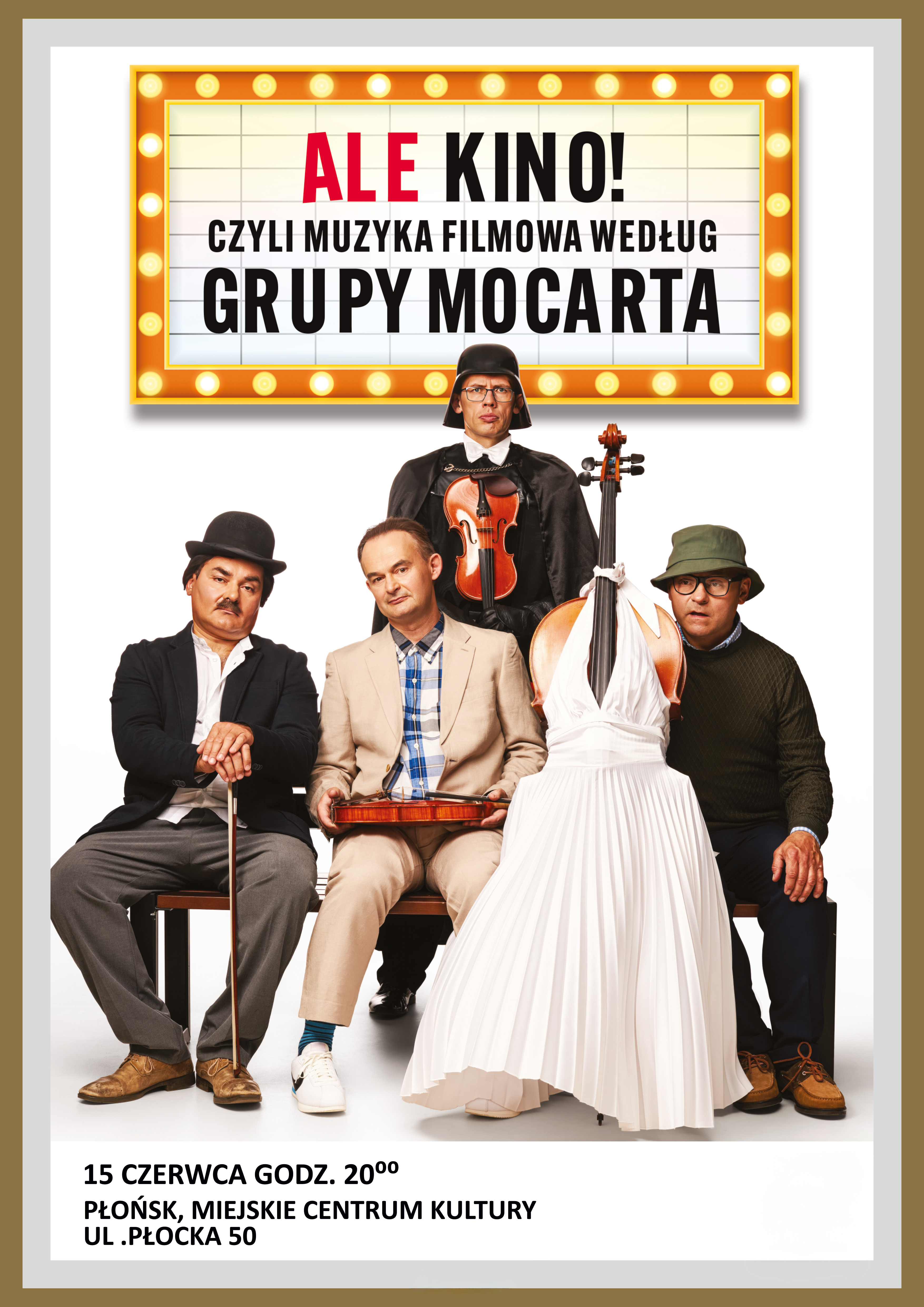 Grupa MoCarta „Ale kino" wystąpi w Płońsku