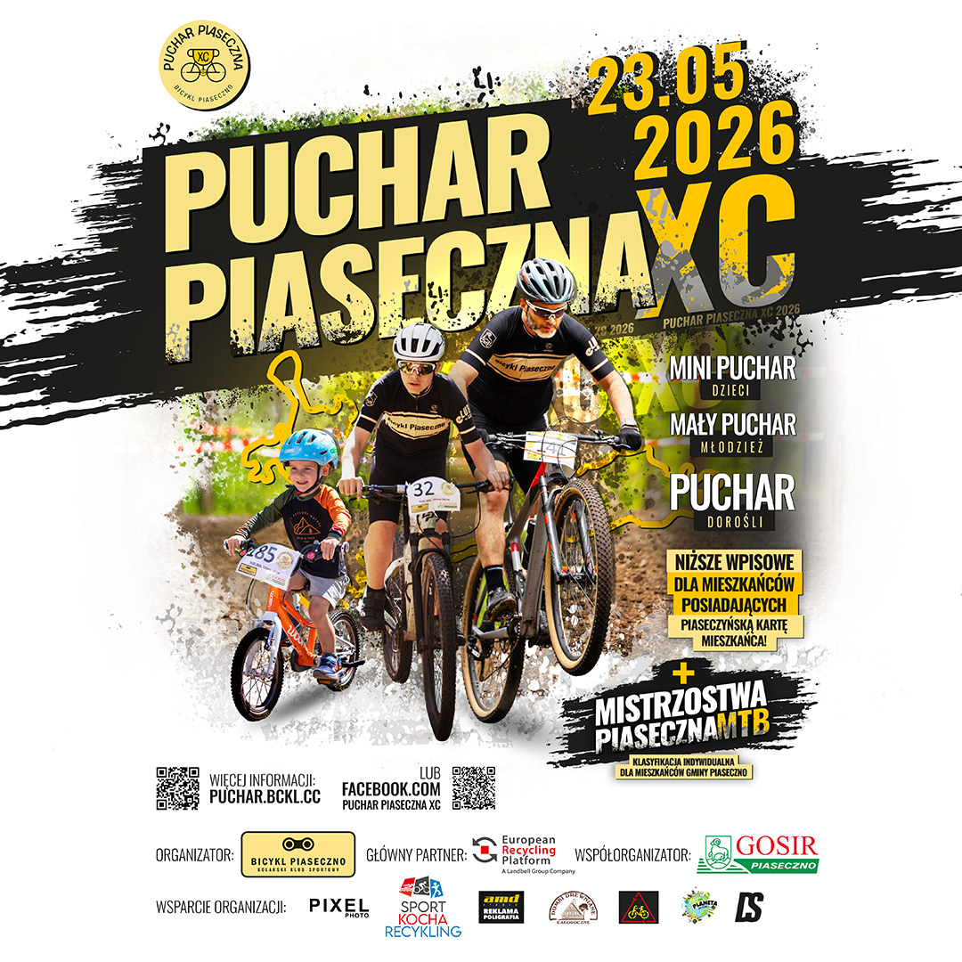 III wyścig rowerowy o Puchar Piaseczna XC w Zalesiu Górnym odbędzie się