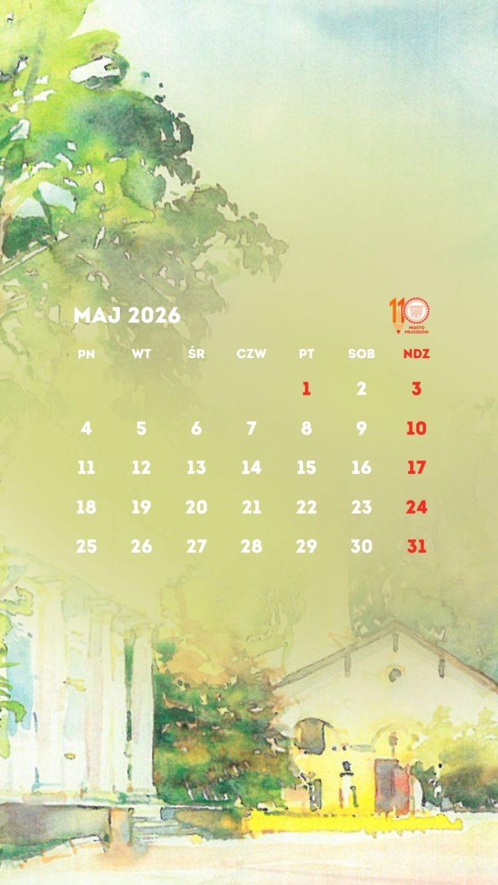 Kalendarz na tapetę — maj
