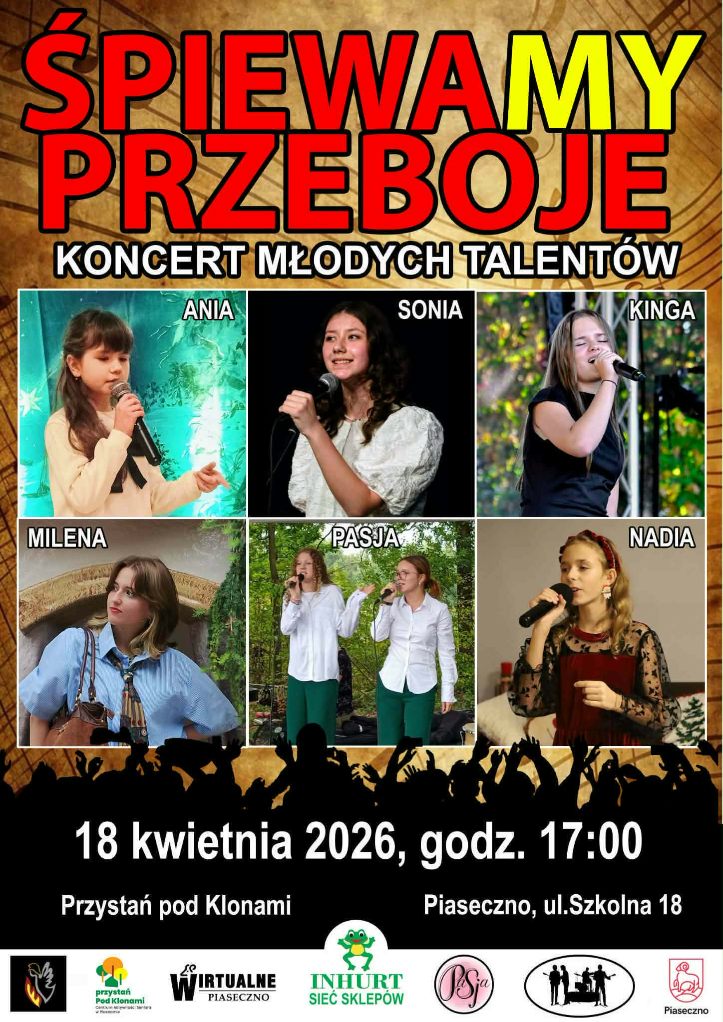 Koncert Śpiewamy Przeboje Młodych Talentów w Piasecznie