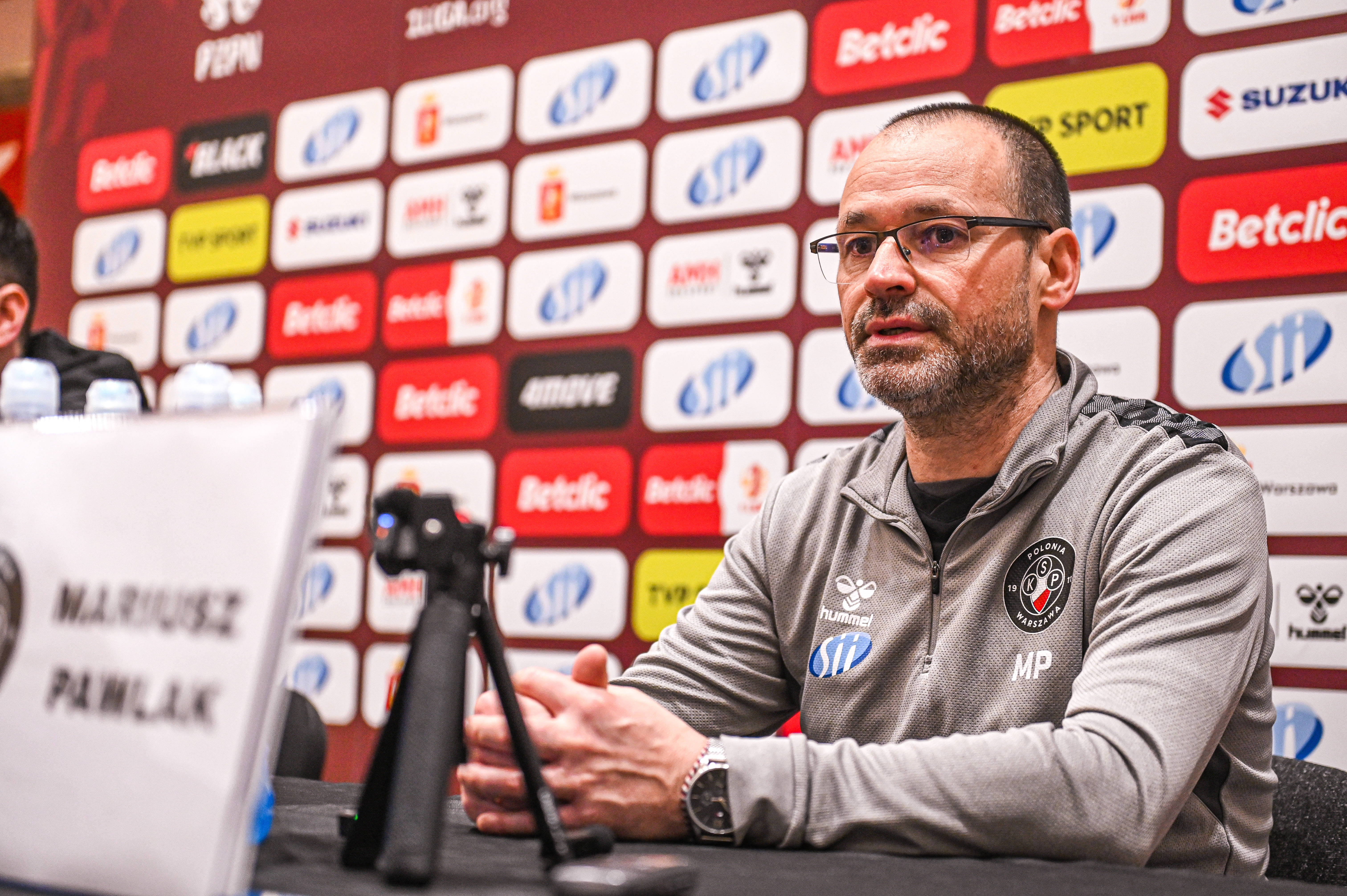 Konferencja prasowa przed meczem Polonia Warszawa – Chrobry Głogów