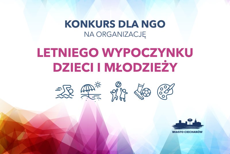 Konkurs na organizację letniego wypoczynku dla dzieci i młodzieży
