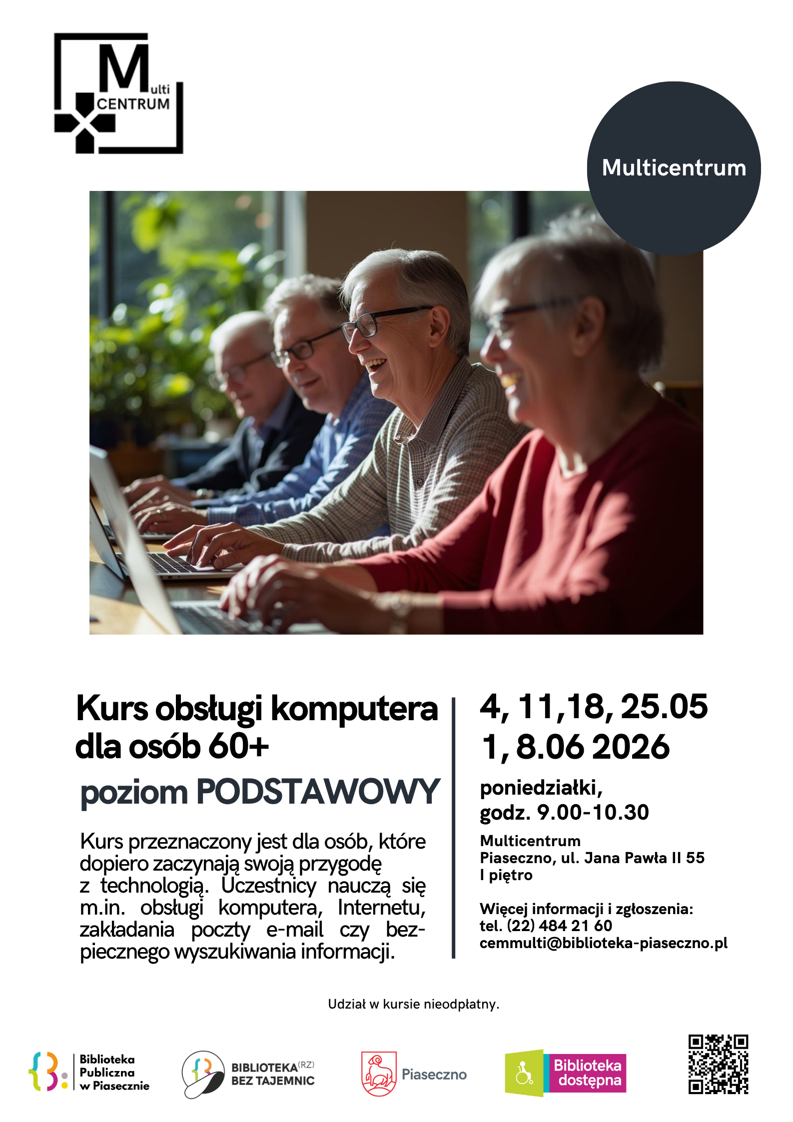 Kurs komputerowy – poziom podstawowy