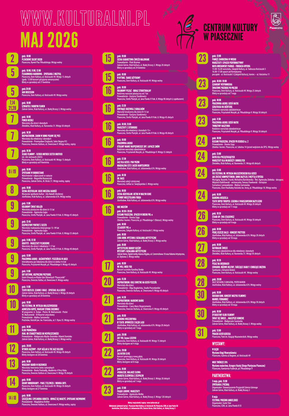 Maj 2026 kulturalny