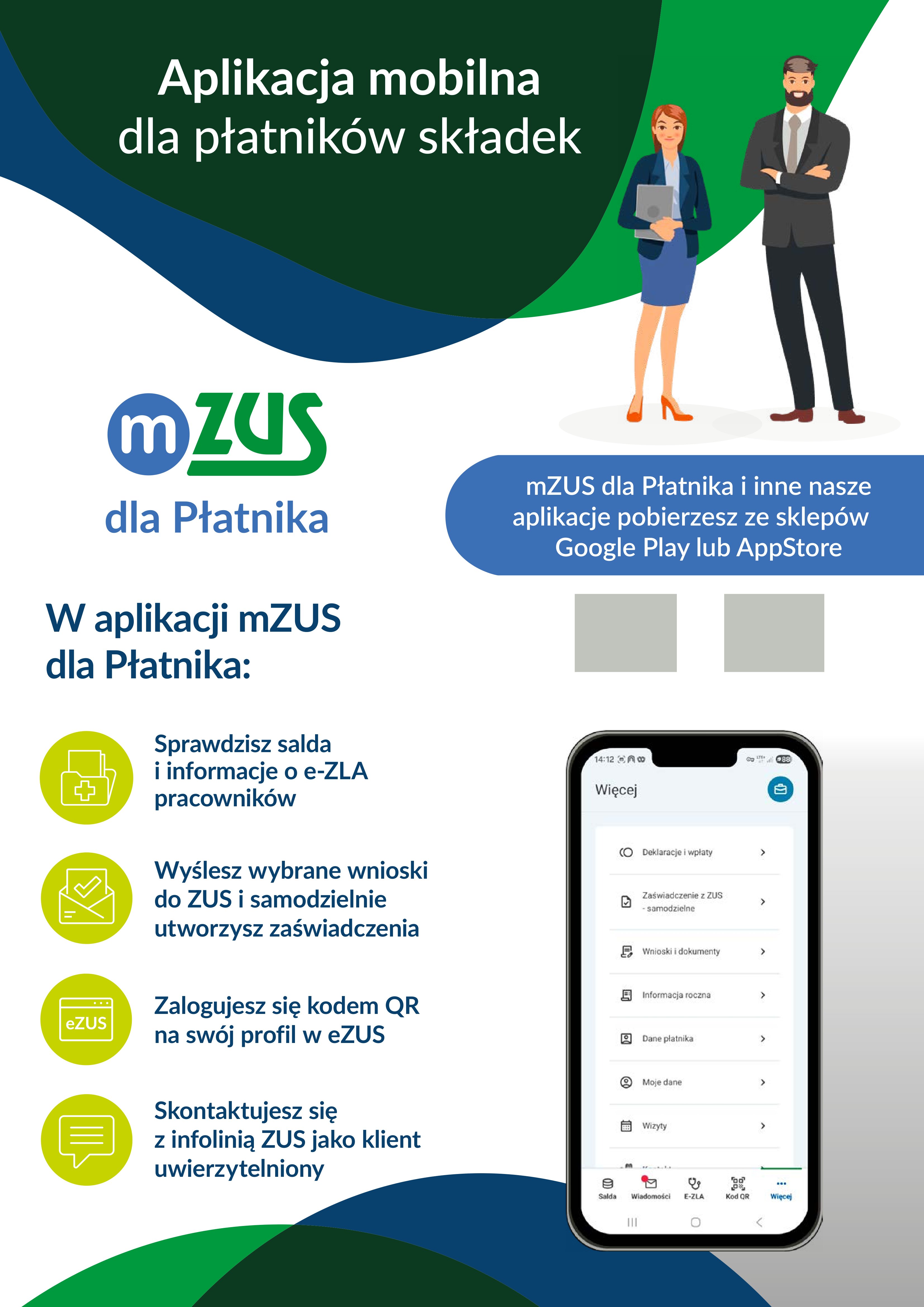 Nowa mobilna aplikacja ZUS dla przedsiębiorców – mZUS dla Płatnika