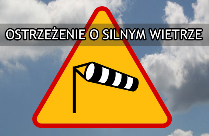 Ostrzeżenie meteorologiczne nr 41 - silny wiatr