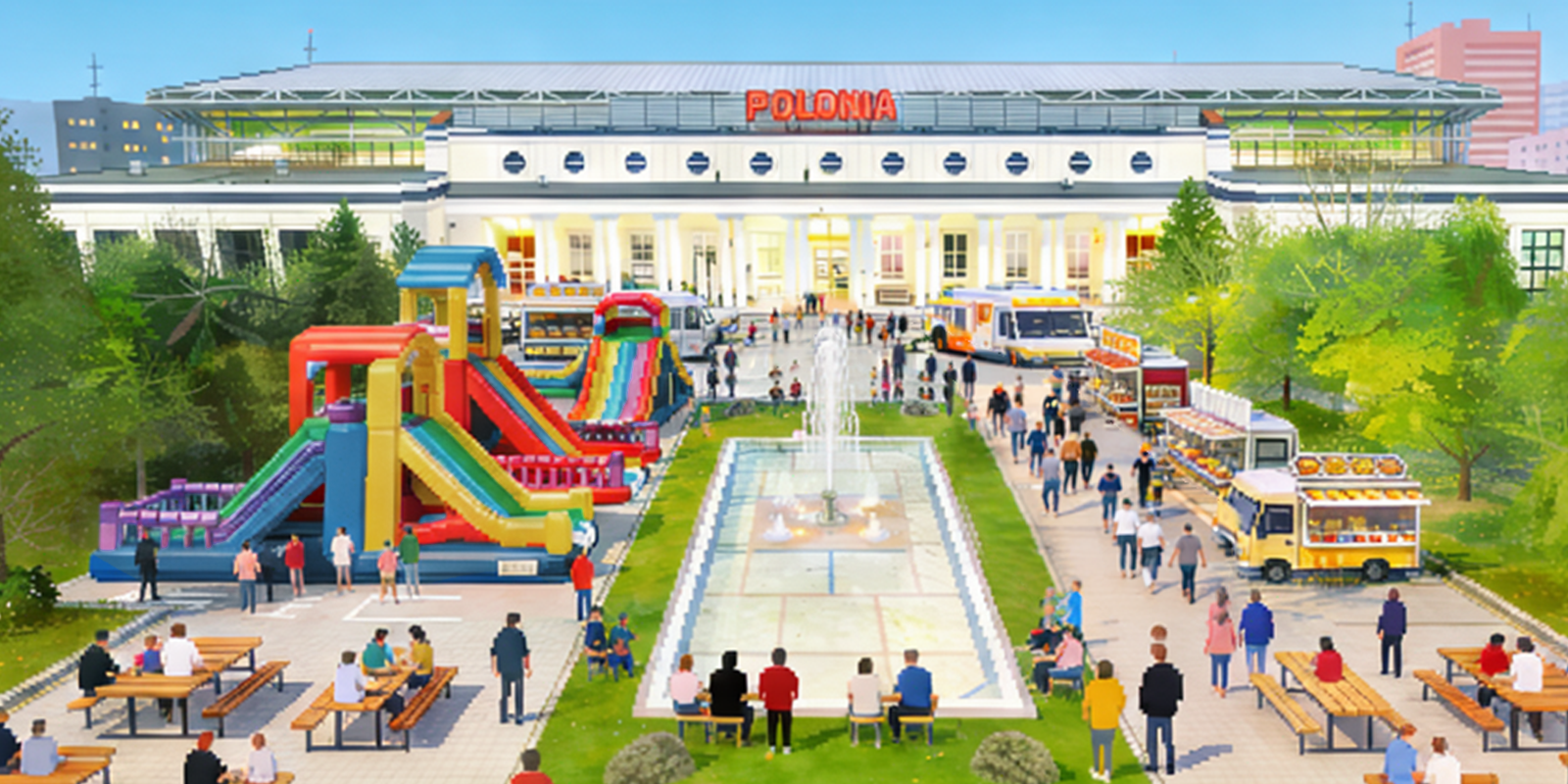 Rodzinny piknik na Konwiktorskiej podczas meczu z Górnikiem Łęczna