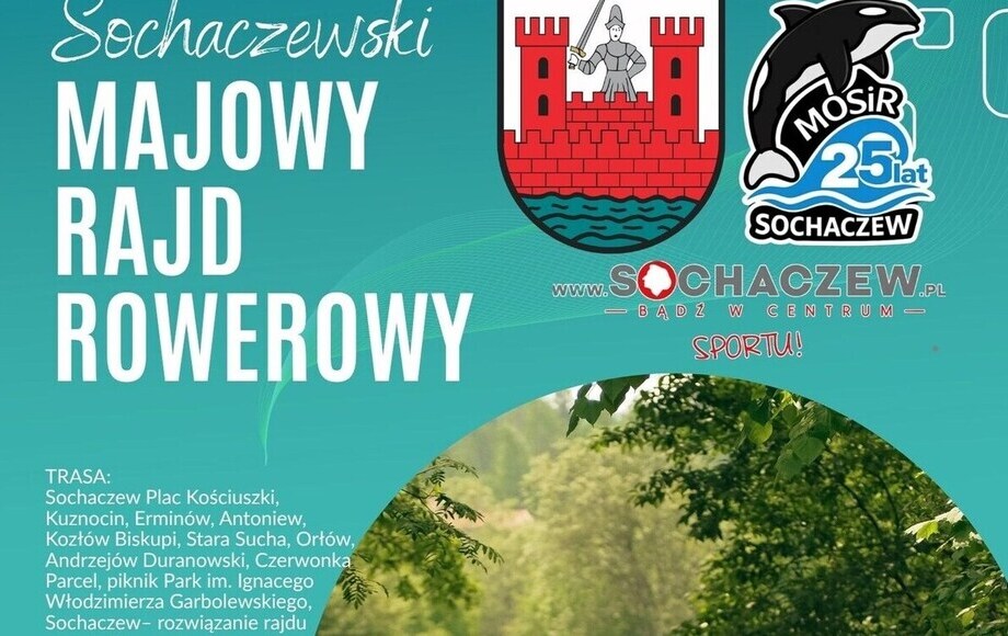 Rozpoczęły się zapisy na Sochaczewski Majowy Rajd Rowerowy