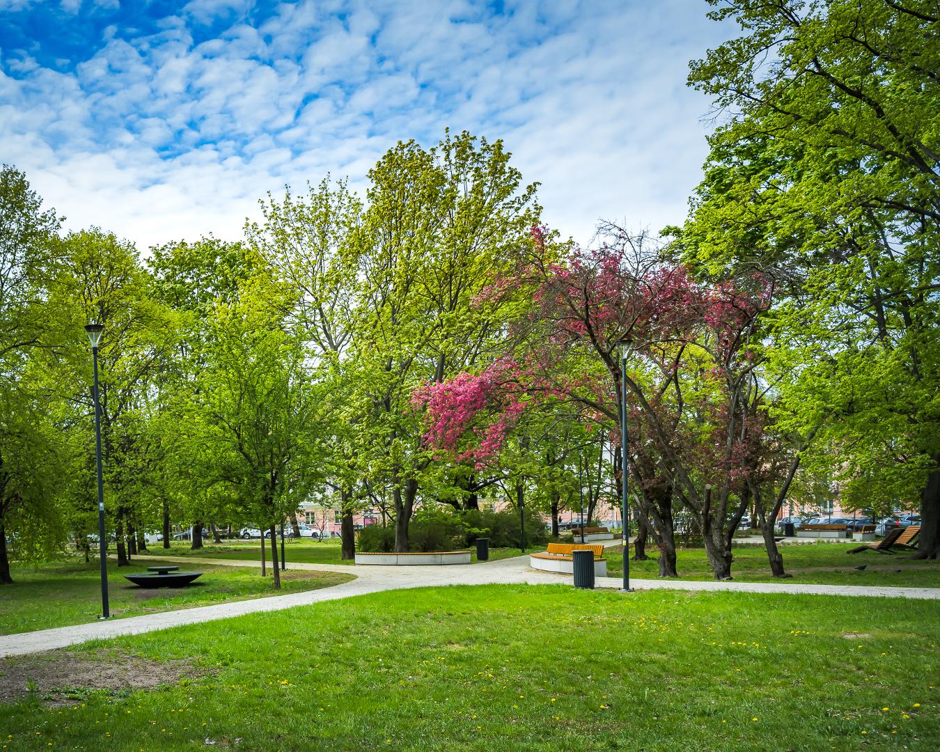 Skwer im. Radiowej Rodziny Matysiaków został odnowiony