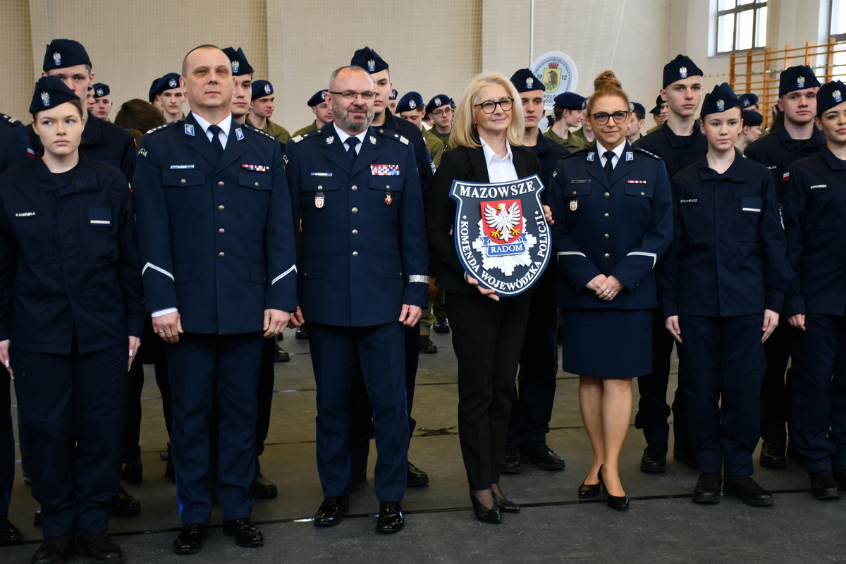 Ślubowanie mundurowych klas Zespołu Szkół nr 1 w Sokołowie Podlaskim