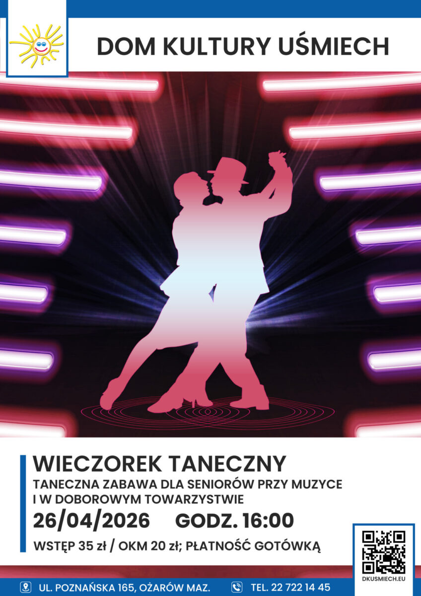 Taneczny wieczorek dla seniorów
