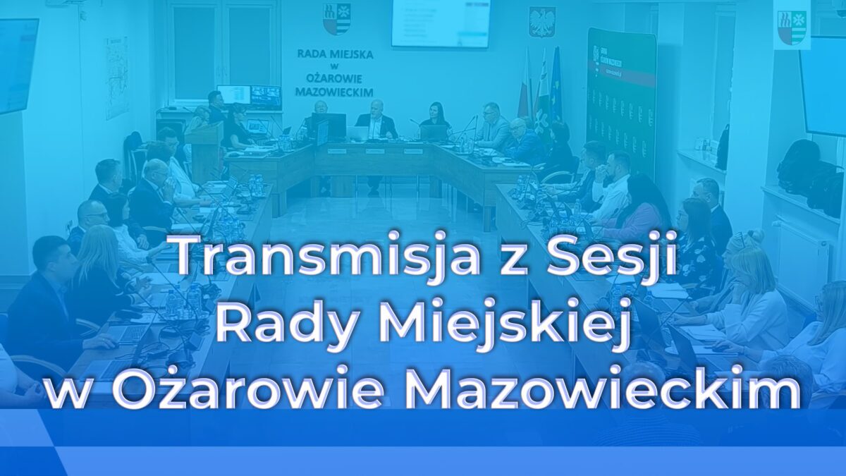 Transmisja z XXV sesji Rady Miejskiej w dniu 23 kwietnia 2026 roku