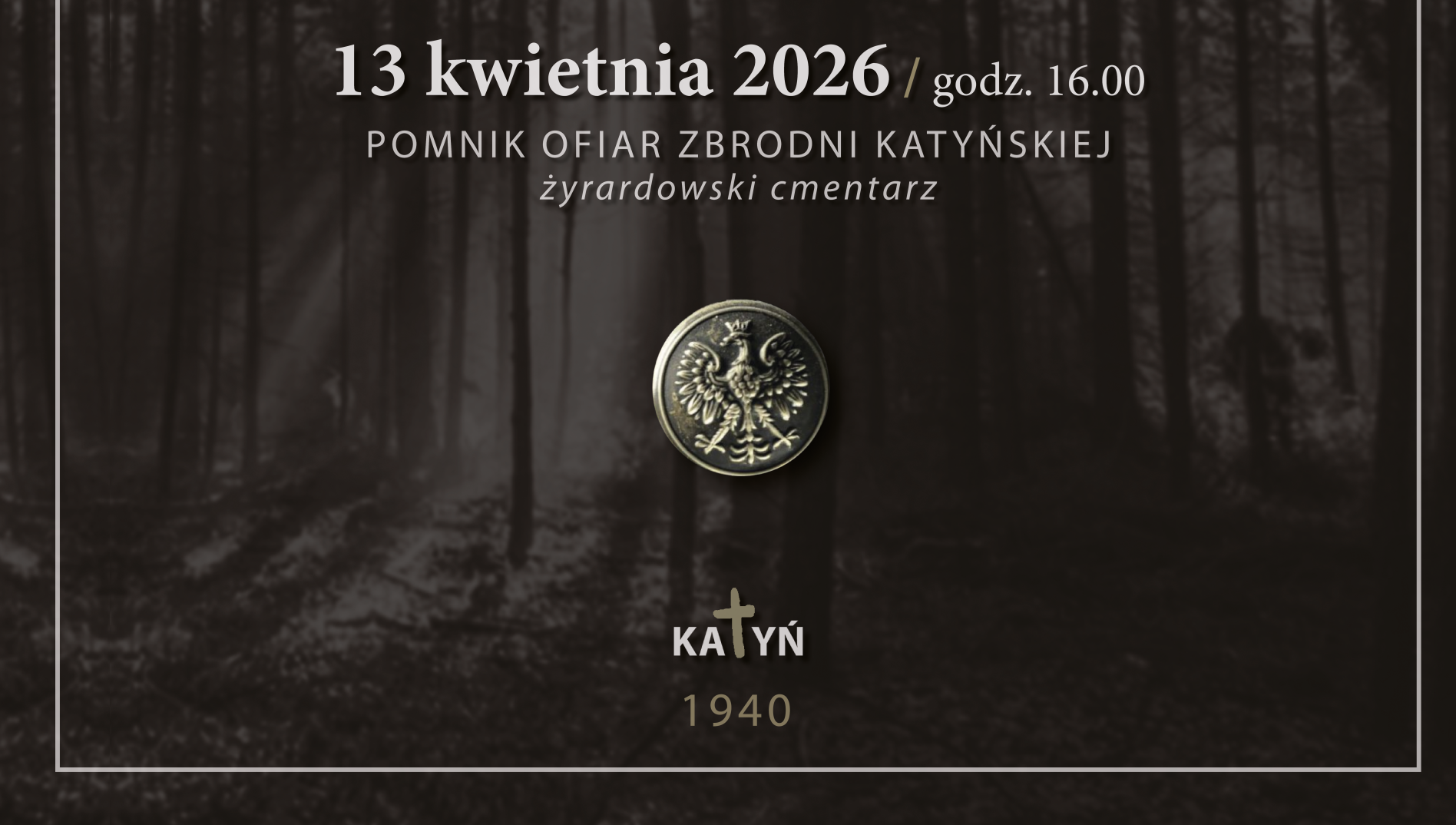 Uroczysta zbiórka w 86. rocznicę tragedii katyńskiej