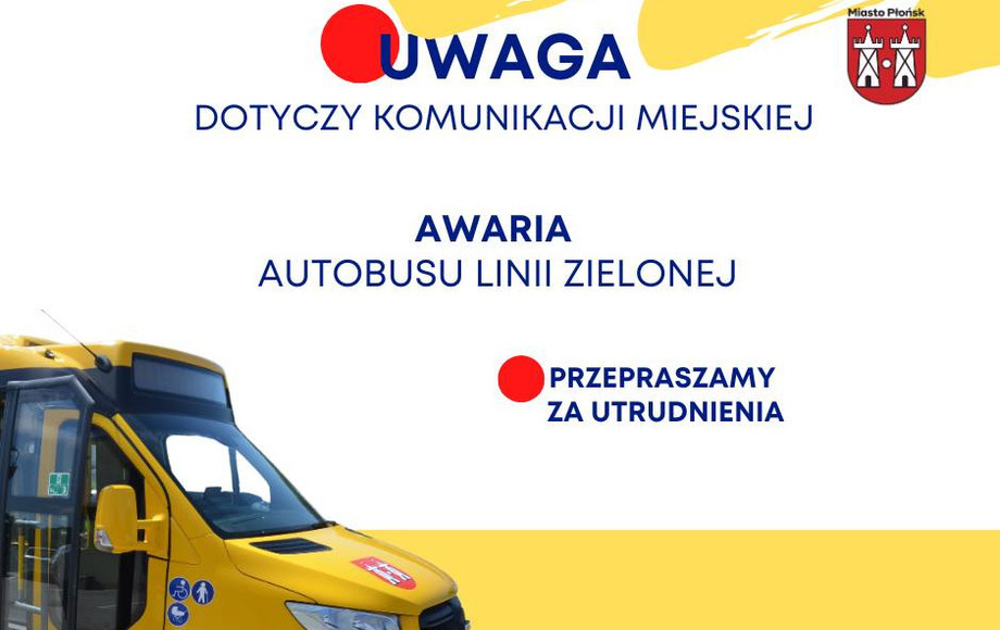 Usterka autobusu linii zielonej
