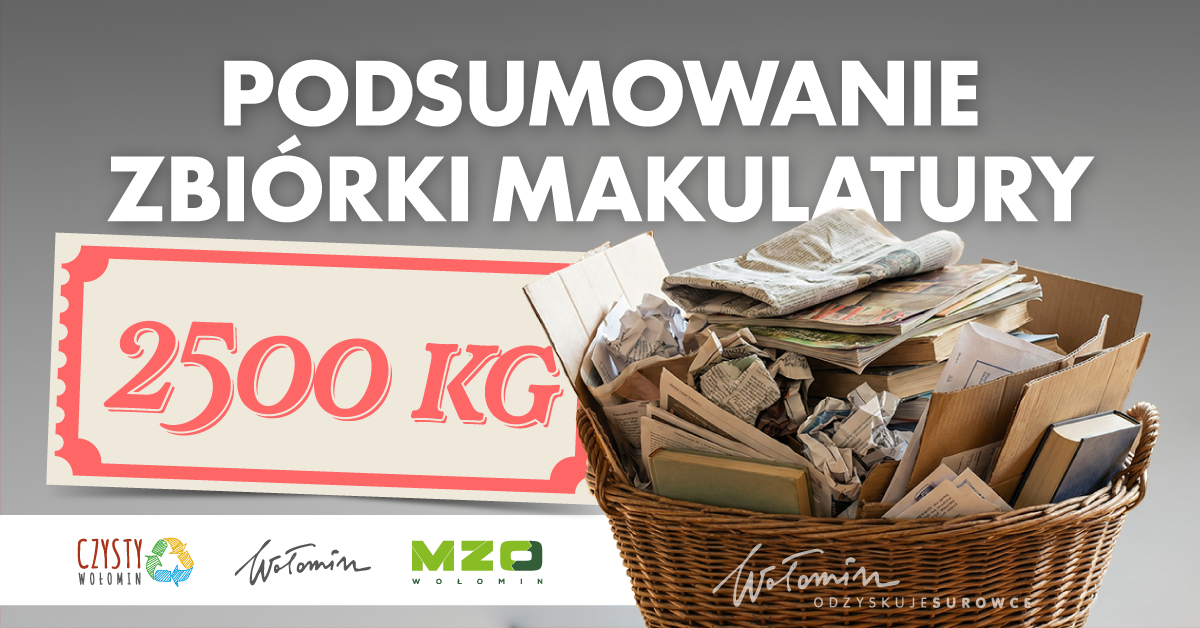 Wspólnie zebraliśmy 2500 kg papieru