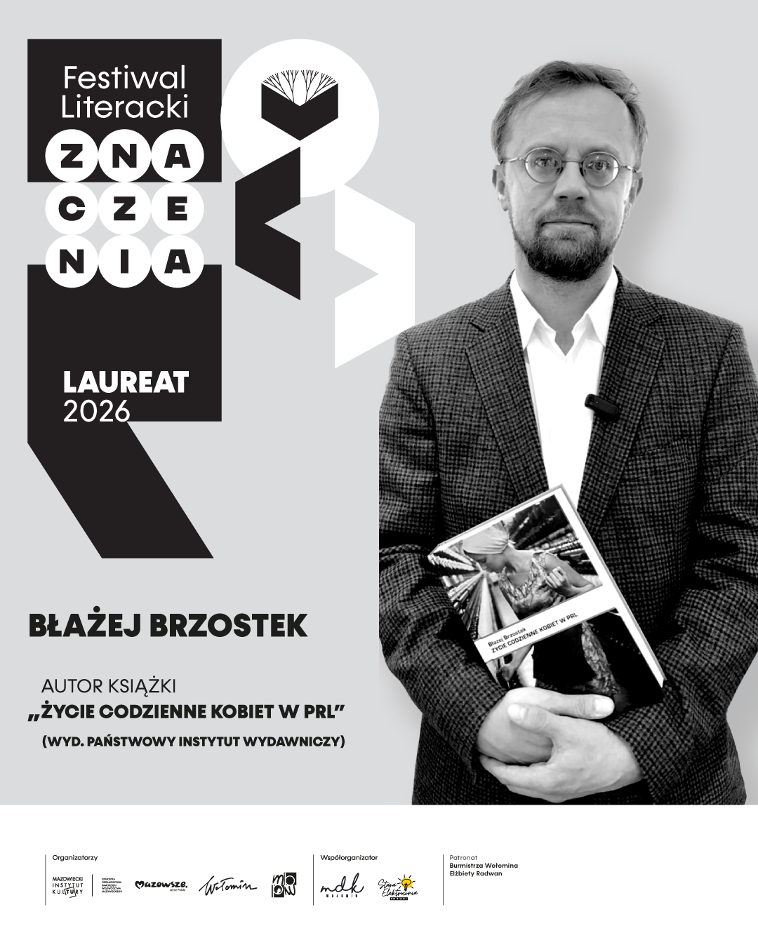 Błażej Brzostek otrzymał Nagrodę Literacką Znaczenia 2026