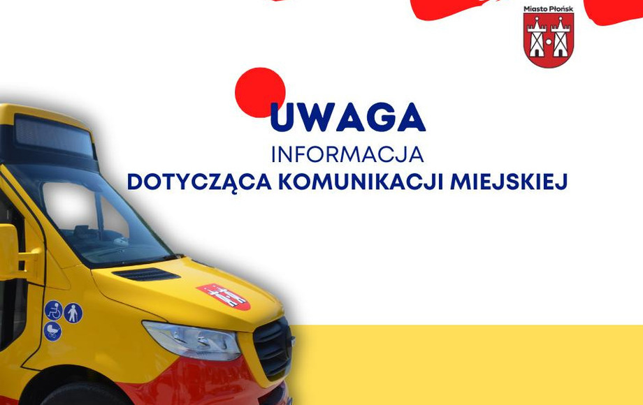 Komunikat operatora komunikacji miejskiej ZDiM