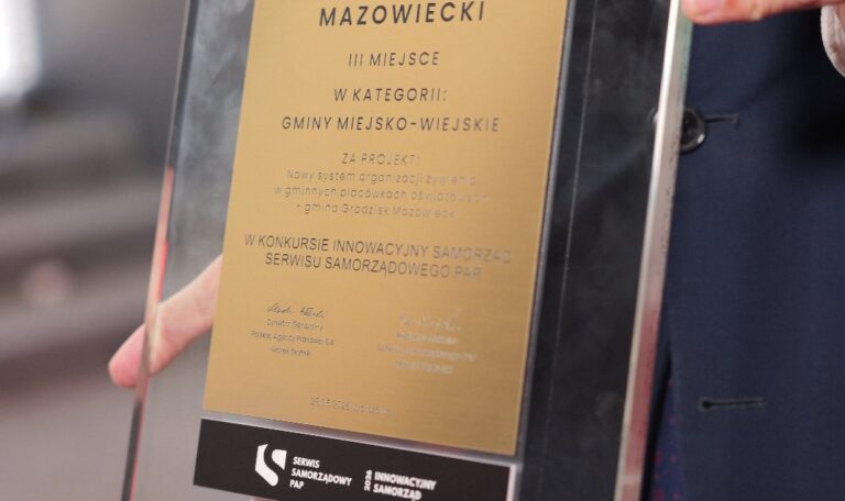 Nagroda przyznana dla Grodziska Mazowieckiego