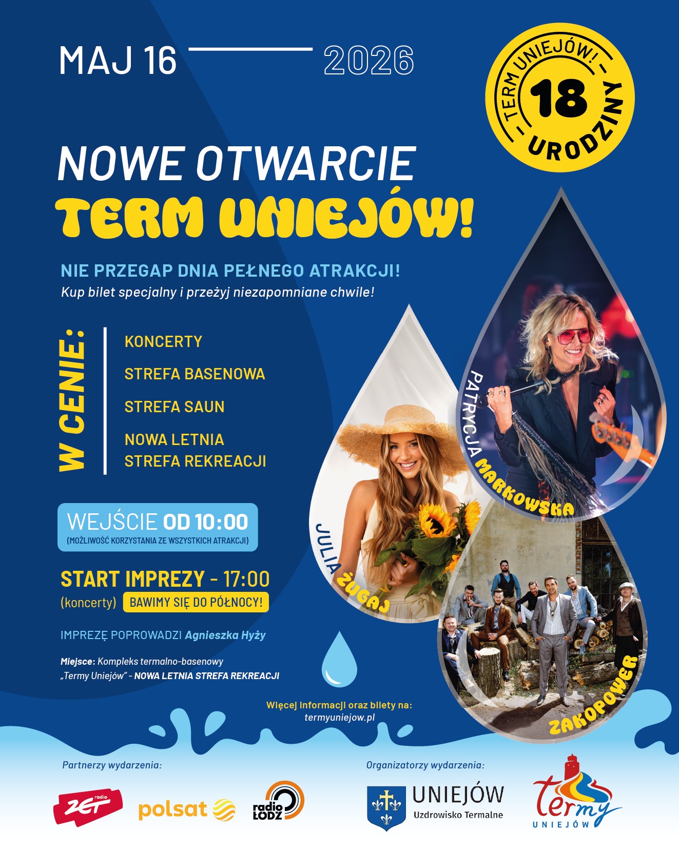 Nowe otwarcie term w Uniejowie już 16 maja