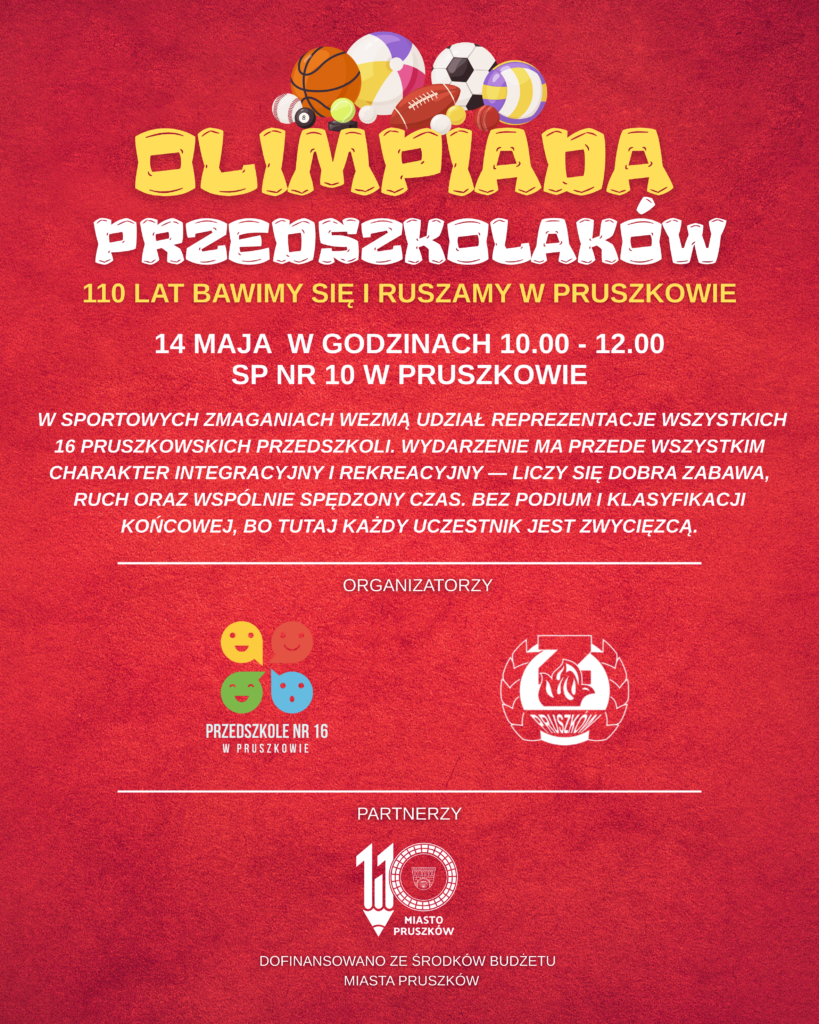 Olimpiada Przedszkolaków w Pruszkowie