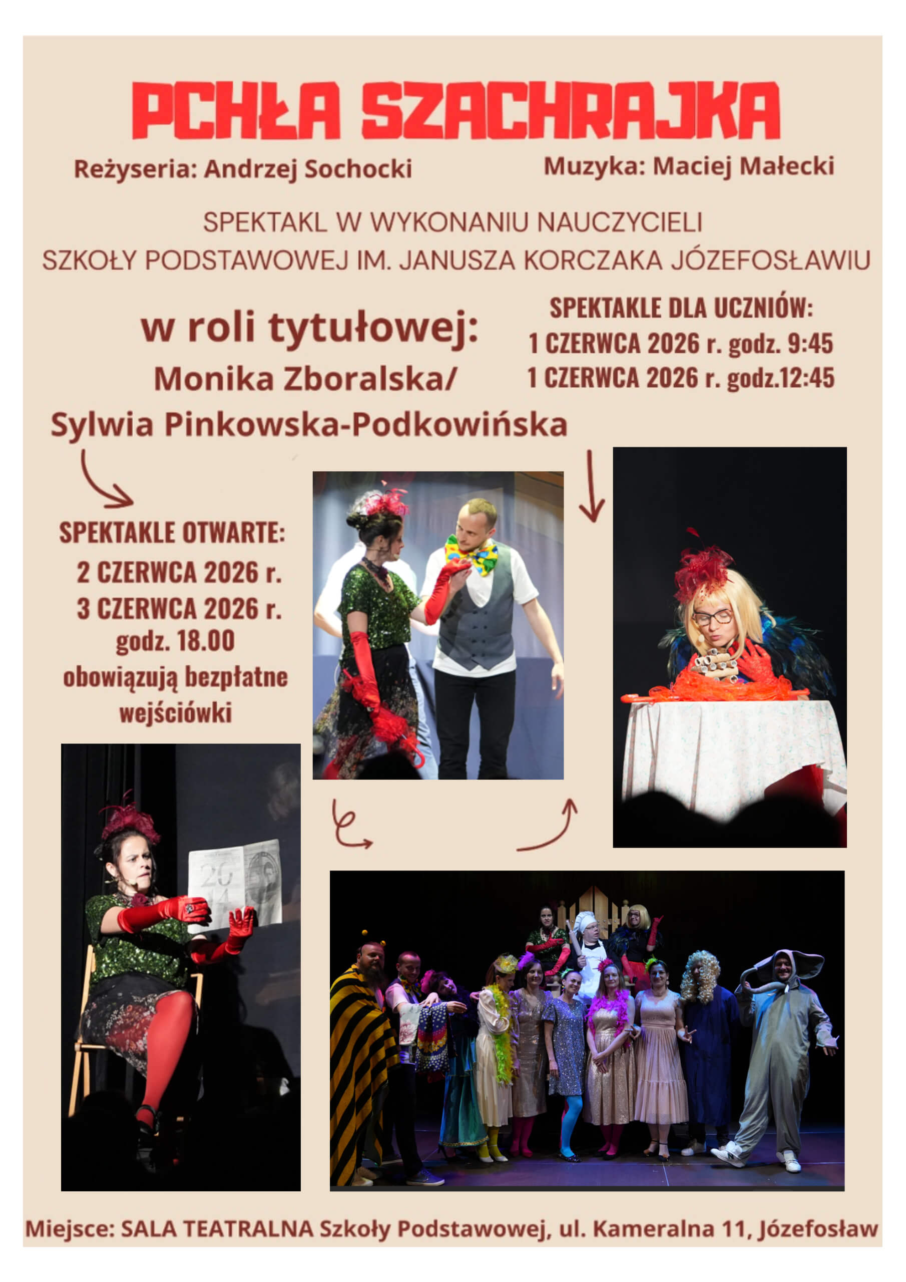 Pchła Szachrajka w wydaniu nauczycieli SP w Józefosławiu