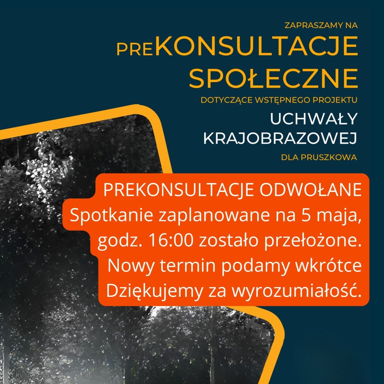 Prekonsultacje zostały odwołane