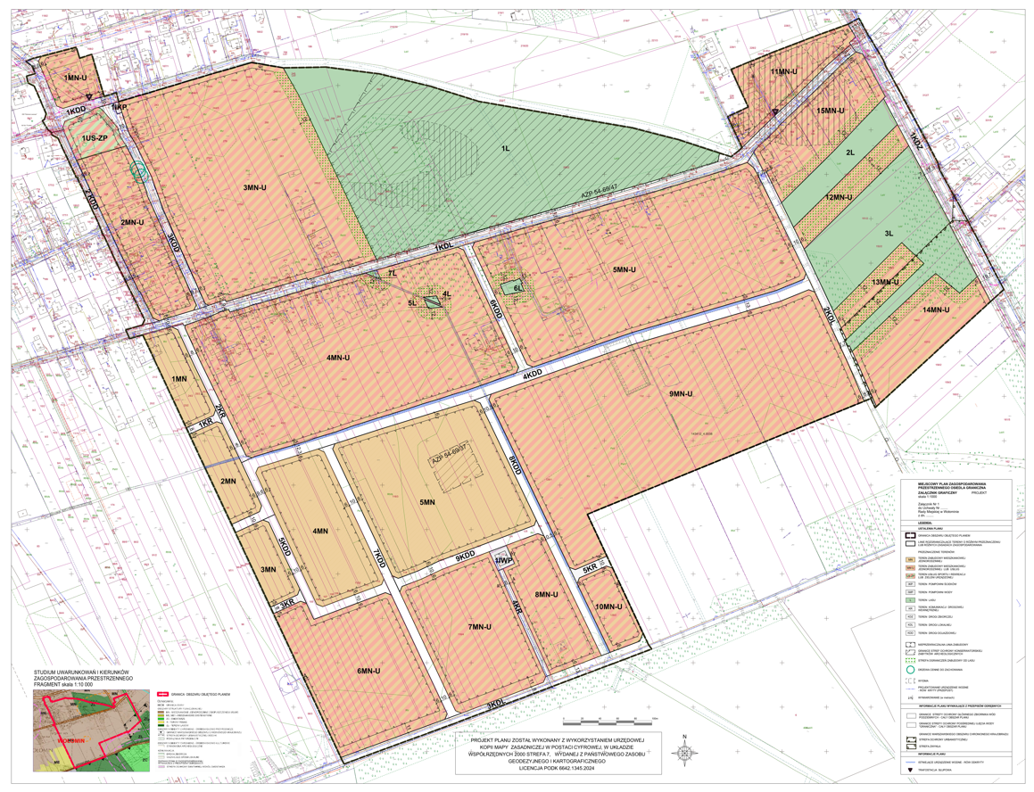Projekt mpzp Osiedle Graniczna w Wołominie – część II wraz z POŚ wyłożony do publicznego wglądu