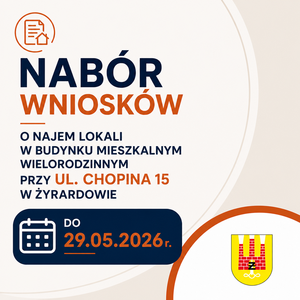 Rozpoczął się nabór aplikacji o najem lokali