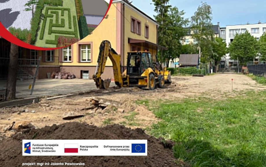 Rozpoczęła się budowa zielonej przestrzeni edukacyjnej przy Przedszkolu nr 3 w Płońsku