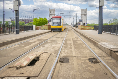 Torowisko tramwajowe w Alejach Jerozolimskich wymaga remontu