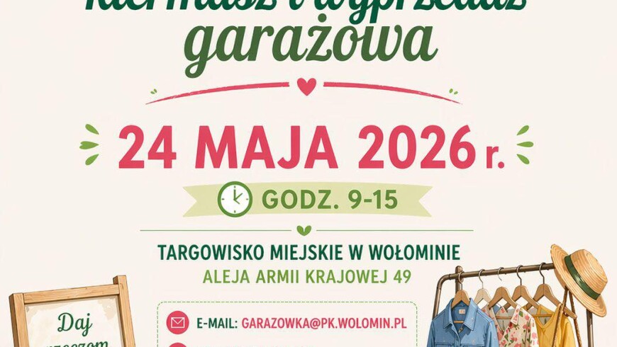 Wiosenna wyprzedaż i kiermasz garażowy